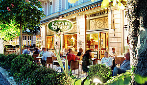 Kaffeehaus in Salzburg - Café Bazar Terrasse