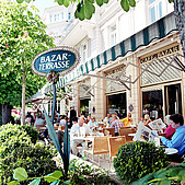 Kaffeehaus in Salzburg - Café Bazar Terrasse